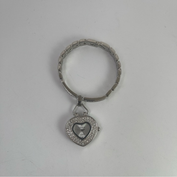 Dufonte Lucien Piccard Women’s Heart Crystal Watch - Picture 1 of 14